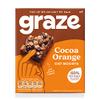 Graze Healthy Snacks - Cocoa Orange Oat Snack Bars, Vegan friendly 4x30g view 3