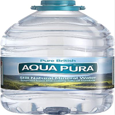 Aqua Pura, Pack Still Natural Mineral Water,5 Litre, (Pack of 2)