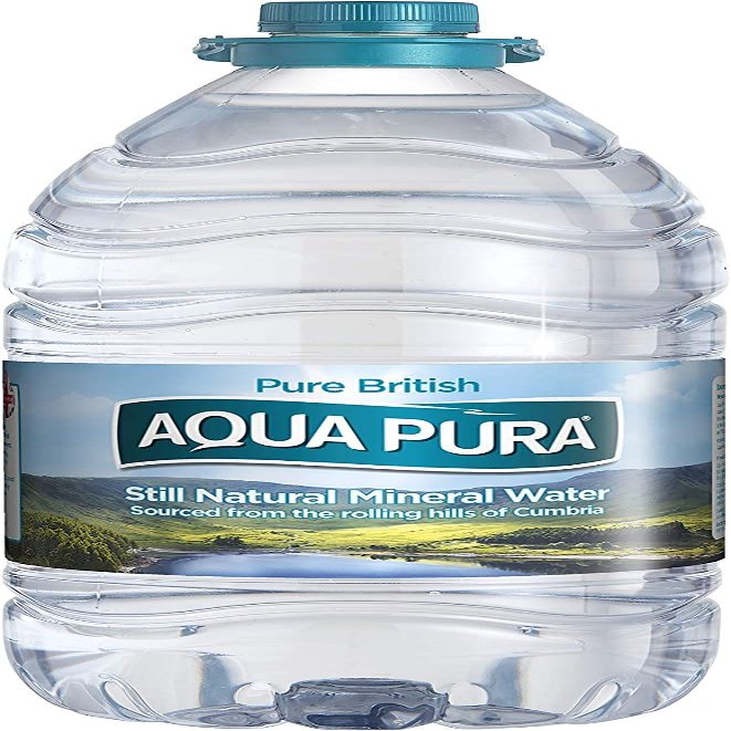 Aqua Pura, Pack Still Natural Mineral Water,5 Litre, (Pack of 2)