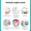 Perineal Bottle for Postpartum Care, 450ml Portable Bidet Sprayer for Perineal Recovery and Cleansing After Birth, Travel Bidet Bottle for Women, Men and Baby, 2 Nozzles for Different Needs(Pink) view 4
