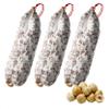 3 x Saucisson Sec with Hazelnuts From The Savoie, Approx 510g view 1