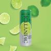 Icelandic Glacial Sparkling Water, Tahitian Lime, 330 ml Cans, 10 Count view 2