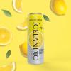 Icelandic Glacial Sparkling Water, Sicilian Lemon, 330 ml Cans, 10 Count view 2