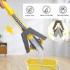 MASTERTOP Easy Floor Cleaner with Self-Squeeze Wringing, Hands-Free Extended Highly-Absorbent PVA Sponge Mop for Laminate, Tile, Hardwood Floor - Send 3pcs Sponge Mop Heads view 3