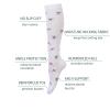 LEOSTEP Compression Socks for Men & Women (4Pair) Non-Slip Long Tube Stocking Ideal for Running,Nurse,Travel,Flight, Pregnancy,20-30 mmHg view 4