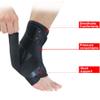 1Pcs Lace Up Sport Pain Injury Safety Elastic Achilles Tendon Support Pad Guard Running Adjustable Stabilizer Ankle Brace,S view 2