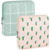2 Pieces Sanitary Napkin Storage Bag Menstrual Pad Bag Nursing Pad Holder Portable Menstrual Period Sanitary Pouch Zipper Tampons Collect Bags for Teen Girls Women Ladies view 1