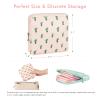 2 Pieces Sanitary Napkin Storage Bag Menstrual Pad Bag Nursing Pad Holder Portable Menstrual Period Sanitary Pouch Zipper Tampons Collect Bags for Teen Girls Women Ladies view 2