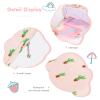 2 Pieces Sanitary Napkin Storage Bag Menstrual Pad Bag Nursing Pad Holder Portable Menstrual Period Sanitary Pouch Zipper Tampons Collect Bags for Teen Girls Women Ladies view 3
