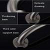 GANFANREN Bathroom Grab Bar Rail,Grab Bars Handle Safety Support Hand Rails, Grab Bar Safety Stainless Steel Bathroom Grab Bar Accessible No-slip Senior Balance Handrail Bathtub Toilet Kitchen view 4
