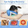 Mybow Face Down Pillow After Eye Surgery, Vitrectomy Retina Recovery Equipment, Donut Face Pillows, Prone Head Cradle, Massage Facedown Desk Pillow for Napping Piercing Cushion (Blue) view 2