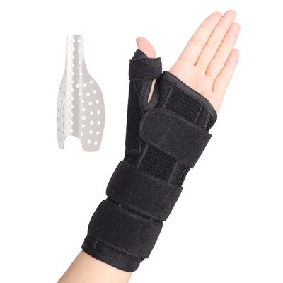 joingood Wrist and Thumb Support, De Quervain's Tenosynovitis Splint, Thumb Spica Splint, Carpal Tunnel Wrist Support, Trigger Thumb Splint for Tendonitis, Arthritis, Sprains (Left Hand)