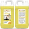 FILO Professional Lemon Washing Up Liquid  4 x 5 Litre Dishwashing Liquid, Concentrated Dish Soap for Kitchen Use, Cuts Through Grease, Household Cleaning Formula view 2