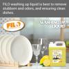 FILO Professional Lemon Washing Up Liquid  4 x 5 Litre Dishwashing Liquid, Concentrated Dish Soap for Kitchen Use, Cuts Through Grease, Household Cleaning Formula view 3