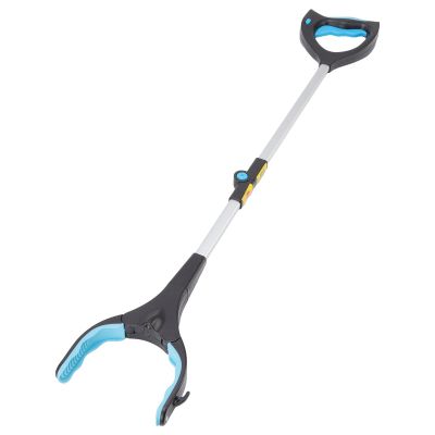 EVTSCAN Foldable 33 Inch Reaching Grabber, for Picking up Trash, Keys, Aluminum Alloy Long Handle Reaching Aid, for Kitchen, Office, Laundry Room or Work Shop