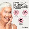 D Mannose 1000Mg Tablets Complex - 3-in-1 D-mannose Capsules with High-Strength Cranberry Extract & Vitamin C. 120 Capsules. Made in UK view 3