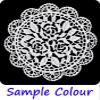 1 x Simply Heaven Edible Ready Made Cake Lace 47 colours mat 79 (Pearlescent White) view 2