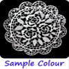 1 x Simply Heaven Edible Ready Made Cake Lace 47 colours mat 79 (Metallic Silver) view 2