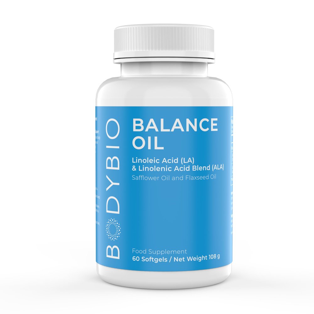 BodyBio Balance Oil - Essential Fatty Acids for Brain, Skin, & Mood
