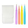 4 pcs Tweezer Set for Ingrown Hair Removal - Multicolor view 1