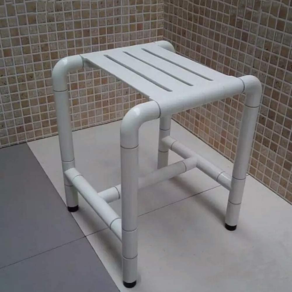 Wall Mounted foldable Shower chair for elderly Shower Stool, Old Man Bath Chair With Non-slip Rubber Feet, Bathroom Shower Bench For Elderly, Disabled And Handicap (Color : B)