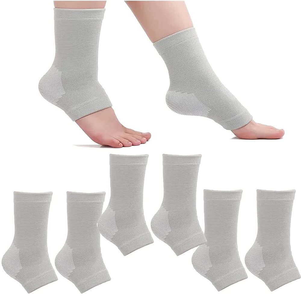 3 Pairs Bamboo Compression Socks, Bamboo Anti Fatigue Socks, Neuropathy Pain Relief At Bedtime,Ankle Swelling, for Sport Arthritis Pain Relief, Promote Blood Circulation