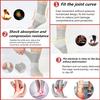 3 Pairs Bamboo Compression Socks, Bamboo Anti Fatigue Socks, Neuropathy Pain Relief At Bedtime,Ankle Swelling, for Sport Arthritis Pain Relief, Promote Blood Circulation view 4
