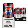 Pepsi Max Cherry, Soda Mix for Carbonated Low Calorie Cherry Cola Flavoured Drink, Official Sparkling Soft Drink Flavour with No Sugar  440 ml, Pack of 6 view 1