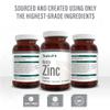 NUTRA ZINC Complex - 45mg Elemental Zinc| 60 Tablets| Contains Vitamin B6, C & D| Maintenance of Normal Immune System, Bones, Hair, Skin & Nails  Made in The UK by NutraVit view 2