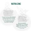 NUTRA ZINC Complex - 45mg Elemental Zinc| 60 Tablets| Contains Vitamin B6, C & D| Maintenance of Normal Immune System, Bones, Hair, Skin & Nails  Made in The UK by NutraVit view 3