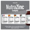 NUTRA ZINC Complex - 45mg Elemental Zinc| 60 Tablets| Contains Vitamin B6, C & D| Maintenance of Normal Immune System, Bones, Hair, Skin & Nails  Made in The UK by NutraVit view 4