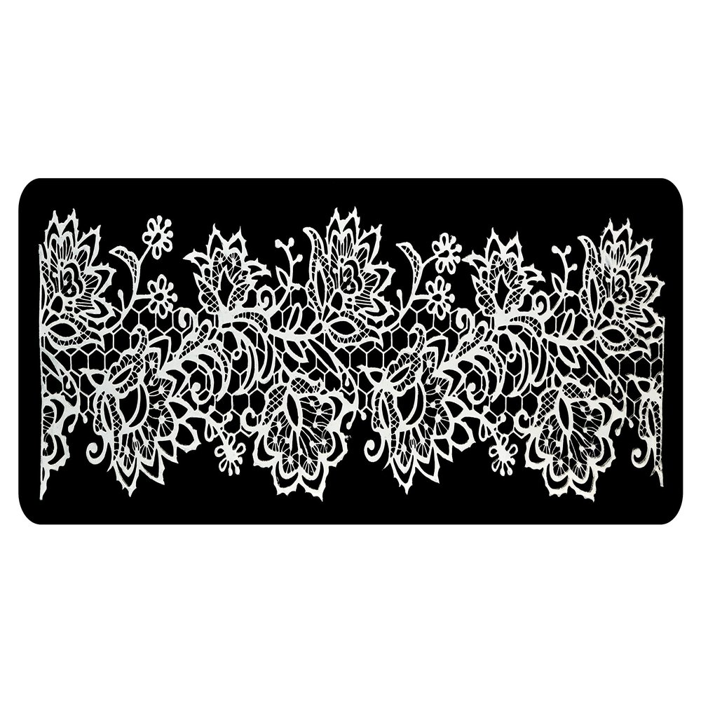 1 x Simply Heaven Edible Ready Made Cake Lace 47 colours mat 78 (BabyPink)