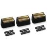 3 Pack Professional 5 Star Series Finale Shaver Replacement Foil and Cutter Bar Assembly Compatible with wahl Shaver Foil 7031-100, 7043-100 Super Close Shaving Replacement HeadsBlack view 1
