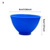 Flexible Rubber Mixing Bowl, 9 * 5CM Dental Alginate Plaster Mixing Bowl, Lightweight Reusable Flexible Not Sticky Bowls Dental Accessory view 2