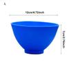 2PCS Flexible Rubber Mixing Bowl, 12 * 7CM Dental Alginate Plaster Mixing Bowl, Lightweight Reusable Flexible Not Sticky Bowls Dental Accessory view 2