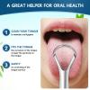 Brencco 2 Tongue Cleaner Stainless Steel Tongue Scraper, Tongue Brush for Mouth Cleaning, Recyclable, Easy to Clean, Environmentally Friendly and Practical view 4