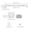 24 Inch Anti Slip Shower Grab Bar Oil Rubbed White 1.25" Diameter,Munzong Bathroom Grab Bar, Knurled Bathroom Balance Bar,Safety Hand Rail Support Handicap Elderly Senior Assist Bath Handle view 2