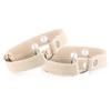 1pair Women Shoe Strap Belt Adjustable Elastic High Heel Strap Anti-skid Ankle Holding Belt with Decorative Buckle view 1