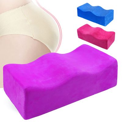 BBL Pillow After Surgery for Butt - Ergonomic Brazilian Butt Lift Pillow, Portable & Lightweight Lifting Cushion for Booty Recovery, with Drawstring Bag, for Home, Office Chair, Car,Purple
