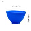 2PCS Flexible Rubber Mixing Bowl, 11 * 6cm Dental Alginate Plaster Mixing Bowl For Lightweight Reusable Dental Accessory Flexible Not Sticky Bowls view 2
