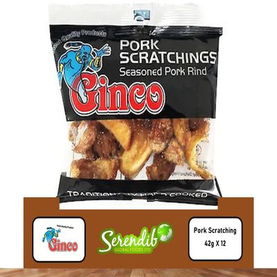 Ginco Pork Scratchings, 12 X 42g Packs