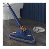 360 Rotatable Adjustable Cleaning Mop, 360 Degree Rotatable Adjustable Triangle Cleaning Mop, Cleaning Mop Tools,Reusable Spin Mop, Home Hardwood Floor Mop Bucket Stainless Steel Handle Mop (Blue) view 1