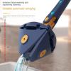 360 Rotatable Adjustable Cleaning Mop, 360 Degree Rotatable Adjustable Triangle Cleaning Mop, Cleaning Mop Tools,Reusable Spin Mop, Home Hardwood Floor Mop Bucket Stainless Steel Handle Mop (Blue) view 2