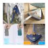 360 Rotatable Adjustable Cleaning Mop, 360 Degree Rotatable Adjustable Triangle Cleaning Mop, Cleaning Mop Tools,Reusable Spin Mop, Home Hardwood Floor Mop Bucket Stainless Steel Handle Mop (Blue) view 3