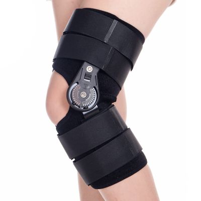 Samnuerly Adjustable Medical Knee Brace Postoperat Orthosis Knee Joint Support Ligament Sport Injury Orthopedic Splint After Surgery,Small