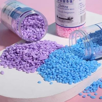 ZHOUYE 110g Laundry Scent Booster Beads For Washer Fabric Conditioner Washing Pods Capsule Fragrance Wash Scent Booster Beads Clothes Fragrance Fabric Softeners (Color : Purple Lavender, Size : 110g)