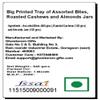 Jaiccha Ghasitaram Big Printed Tray of Assorted Bites, Roasted Cashews and Almonds Jars|Gift for Diwali Gifts,Holi,Rakhi,Valentine,Christmas,Birthday,Anniversary,Her,Him| view 4