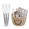 Grey Handle Toothbrush, Bulk Disposable Toothbrushes Individually Packaged for Travel, Hotel (100) view 2