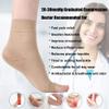 LTLCLZ 1Pair Plantar Fasciitis Socks Sleeves Compression Socks for Ankle Support Injury Recovery Eases Swelling Women Men,Flesh,XL view 3