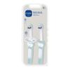 MAM Baby's Brush Set of 2, Baby Toothbrush with Short Handle for Easy Hold, Children's Toothbrush for Gentle Teeth Cleaning, from 6+ Months, Turquoise view 2